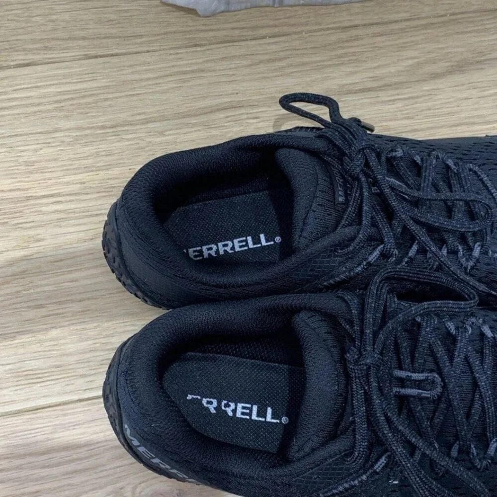 MERRELL Vapor Glove 6 Black Barefoot Minimalist Shoes Women’s Size 7 - Picture 3 of 6